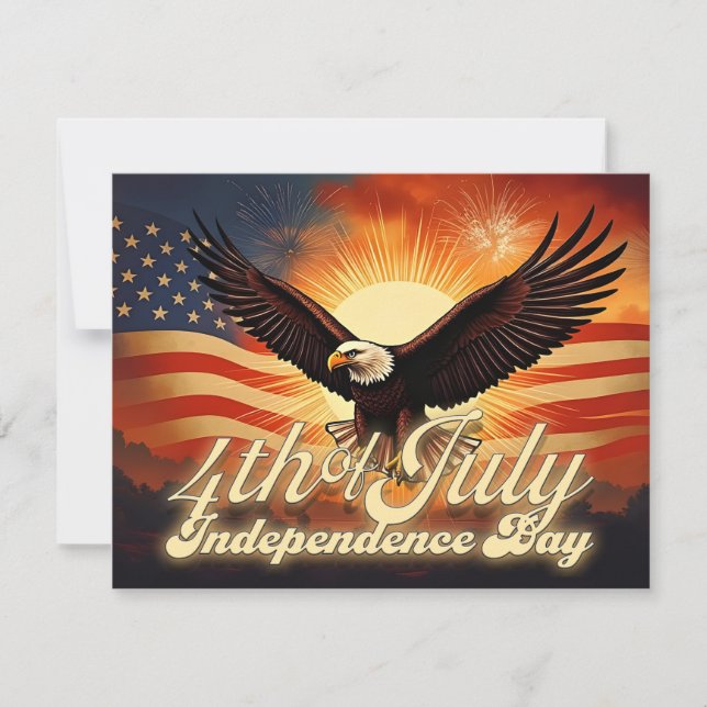 4:e juli - Majestic Eagle & Fireworks Tribute 🦅 (Framsida)