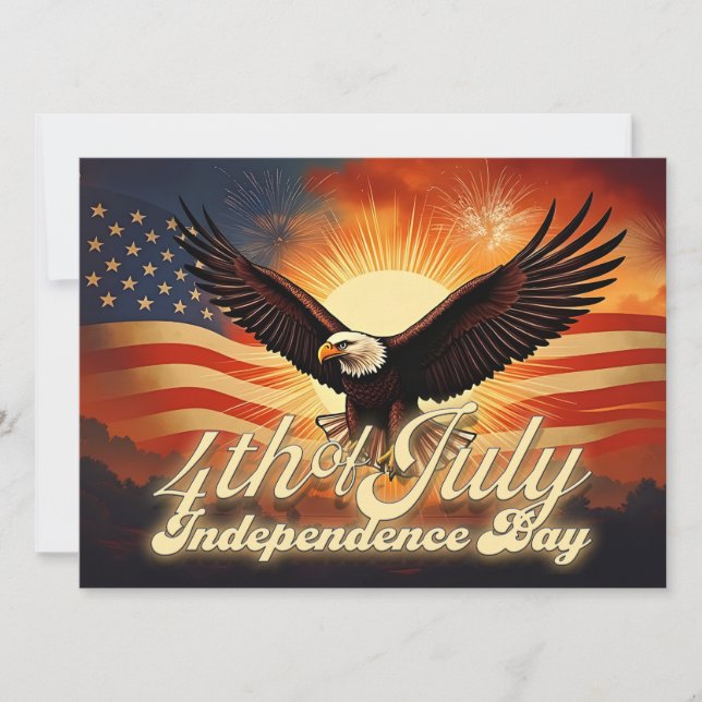 4:e juli - Majestic Eagle & Fireworks Tribute 🦅 (Framsida)