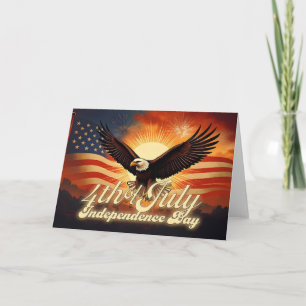4:e juli - Majestic Eagle & Fireworks Tribute 🦅 Kort