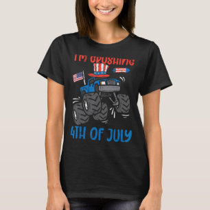 4:e juli månad: Monster Lastbil Boys 4:e gången T Shirt