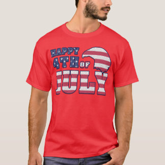 4:e juli Manar Red T-skjortan T Shirt