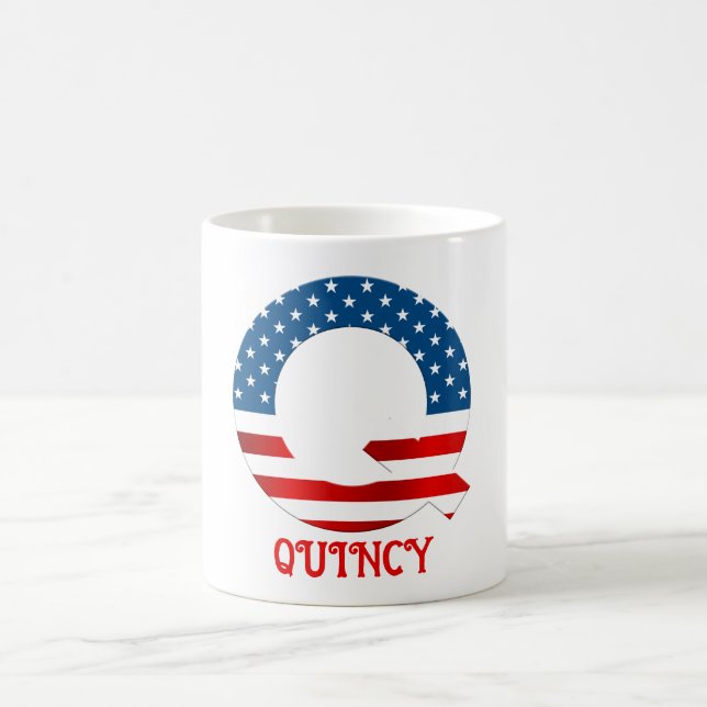 4:e juli måndag Personlig kaffe Mugg (Center)