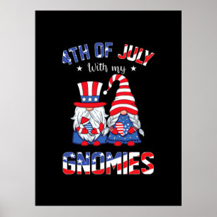 4:e juli med min Gnomies Patriotic Gnome Poster