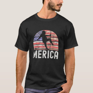 4:e juli Merica Tjock Party Funny Drinking Vuxen T Shirt