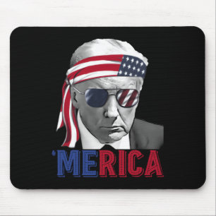 4:e juli: Merica Trump American Flagga USA Musmatta