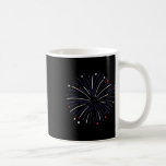 4:e juli-minnesdagen för Fireworks Kaffemugg<br><div class="desc">4:e juli-minnesdagen för Fireworks</div>