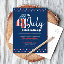4:e juli: Modern Rustic Wood USA flagga