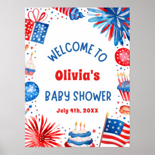 4:e juli: Nybörjare för nyfödda barn Poster