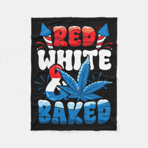 4:e juli, Ogräs Red White Byked Funny Fleecefilt