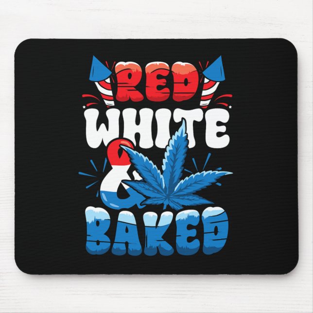 4:e juli, Ogräs Red White Byked Funny Musmatta (Framsidan)