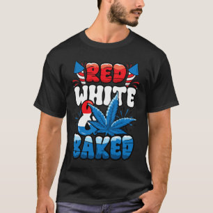 4:e juli, Ogräs Red White Byked Funny T Shirt