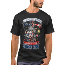 4:e juli Opossum Hänger Igen T-Shirt