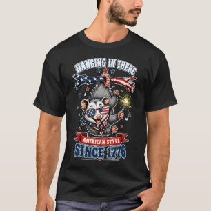 4:e juli Opossum Hänger Igen T-Shirt