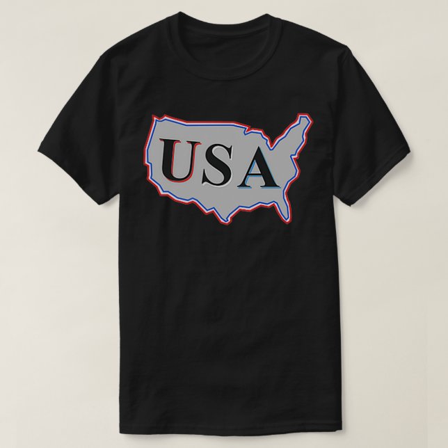 4:e juli Patriotic Apparel T Shirt (Design framsida)
