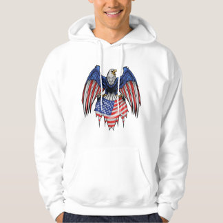 4:e juli Patriotic Eagle - Örn Hoodie