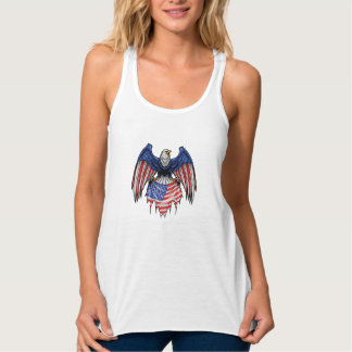 4:e juli Patriotic Eagle - Örn Linne Med Racerback