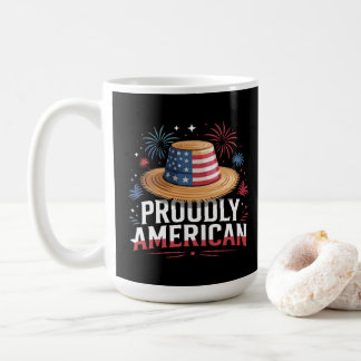 4:e juli Patriotic - stolt amerikansk Kaffemugg