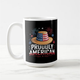 4:e juli Patriotic - stolt amerikansk Kaffemugg