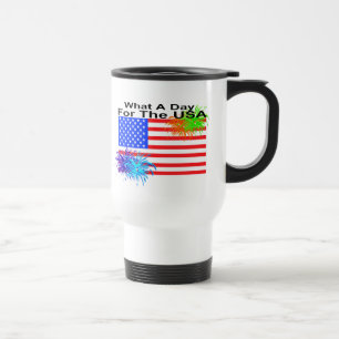 4:e juli: Patriotisk Resemugg