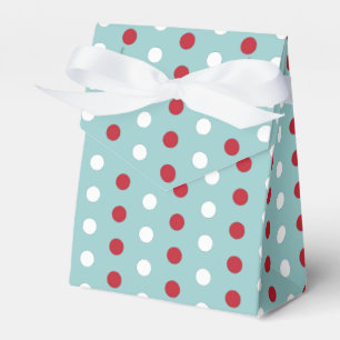 4:e juli: Polka Dot Mönster favoritbox Presentaskar