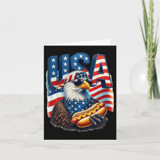4:e juli Pridet Patriotic Örn USA Kort