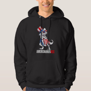 4:e juli: Rex Dinosaur Amerisaurus Rex Boys Kids Hoodie