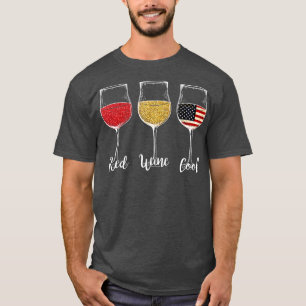 4:e juli Röda Vin-Coolan T Shirt