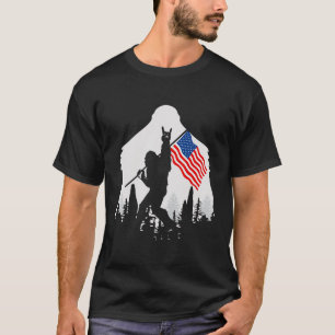 4:e juli: Shirt Bigfoot Sasquatch Förenta staterna T