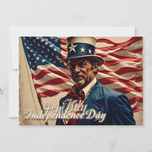 4:e juli - Självständighetsanda (Framsida)