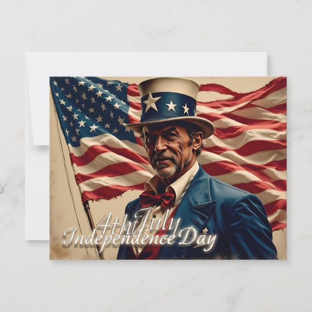 4:e juli - Självständighetsanda (Framsida)