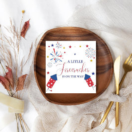 4:e juli Självständighetsstölder Baby Shower Pappersservett