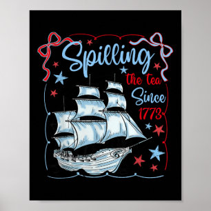 4:e juli Spiller Te Sidan 1773 Coquette R Poster