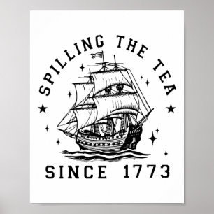 4:e juli: Spilling the Tea sedan 1773 Poster