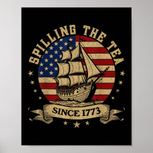 4:e juli: Spilling the Tea sedan 1773 Poster