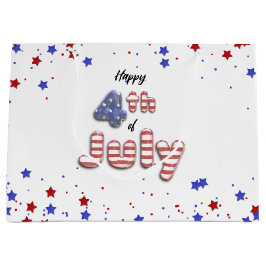 4:e juli Stars Rand Foil Balloations