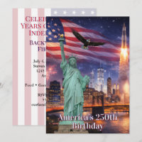 4:e juli Statue of Liberty Raket USA 250-årsjubile