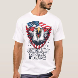 4:e juli stolthet | Självständighetsdag T-shirt
