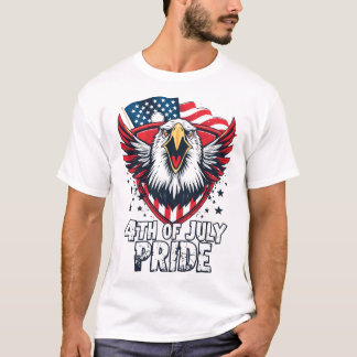 4:e juli stolthet | Självständighetsdag T-shirt