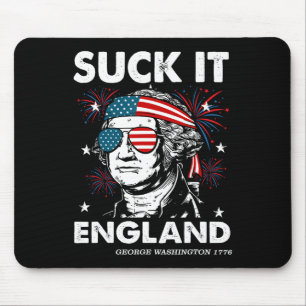 4:e juli Suck-it England Tröja Rolig George-washin Musmatta