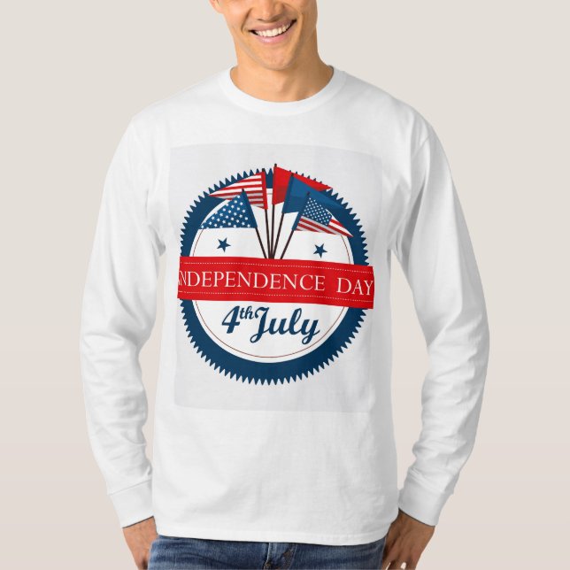 4:e juli T-Shirt Design (Framsida)
