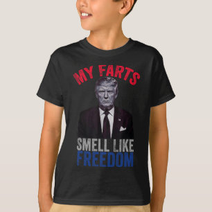 4:e juli: "Trump Patriotic My Farts Smell like" T Shirt