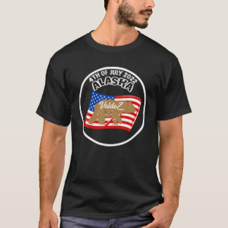 4:e juli Valdez Alaska T Shirt