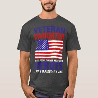 4:e juli: Veteransk dotter som tagits upp av Hero  T Shirt
