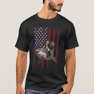 4:e juli Washington Riding Shark USA, USA, F T Shirt