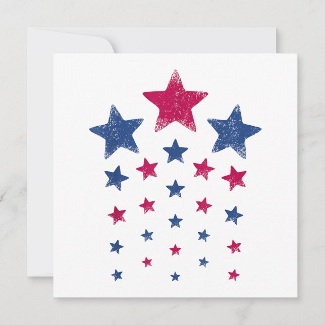 4:e juli: Women Manar Kids Cute USA Patriotic Star Spara Datumet (Framsida)