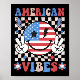 4:e juli: Womens Manar Kids American Vibes P Poster