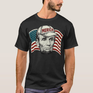 4:e July abraham merica T Shirt