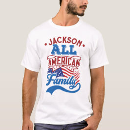4:e july All american-familjens patriotiska matchn T Shirt