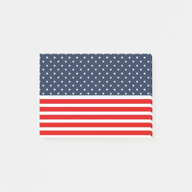 4:e July american flagga Post-it Block (Framsida)