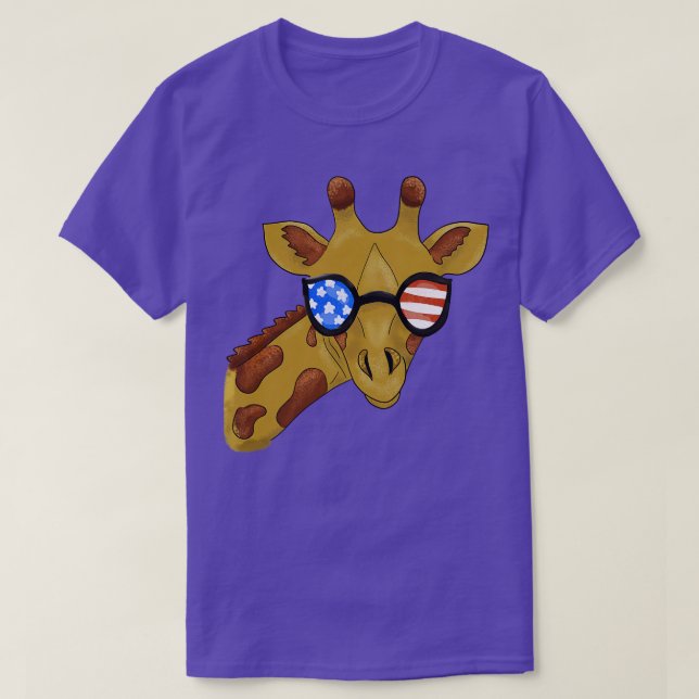 4:e July giraffe T Shirt (Design framsida)
